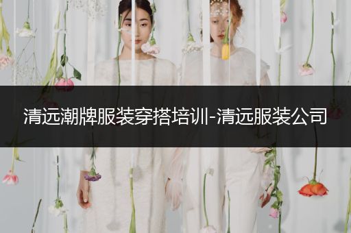 清远潮牌服装穿搭培训-清远服装公司