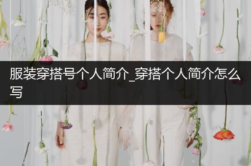 服装穿搭号个人简介_穿搭个人简介怎么写